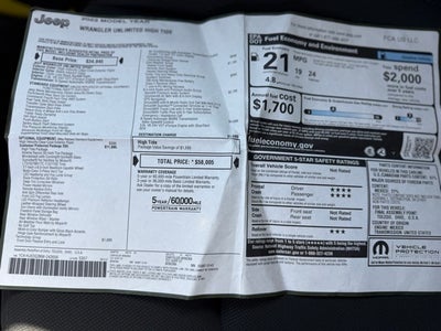 2022 Jeep Wrangler Unlimited High Tide 4x4